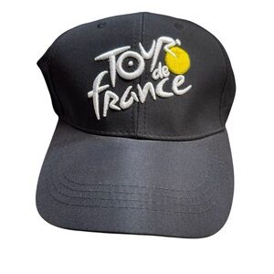 Tour de France Essentials Official Product Licensed‎ Black/Yellow Cap NWT